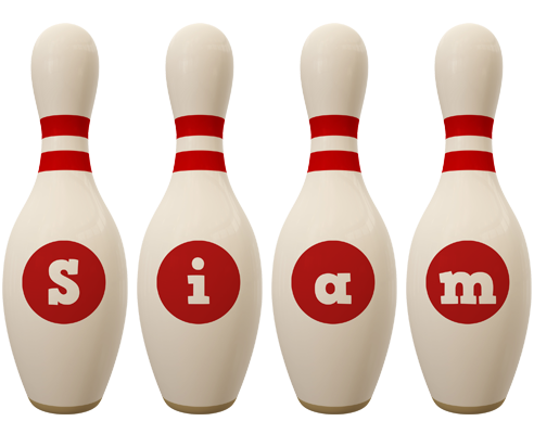 Siam bowling-pin logo