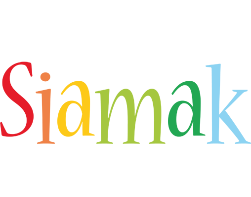 Siamak birthday logo