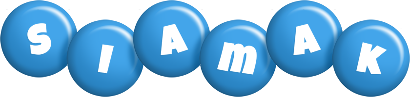 Siamak candy-blue logo