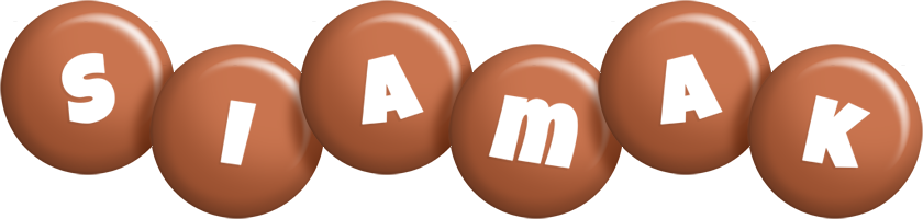 Siamak candy-brown logo