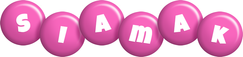 Siamak candy-pink logo