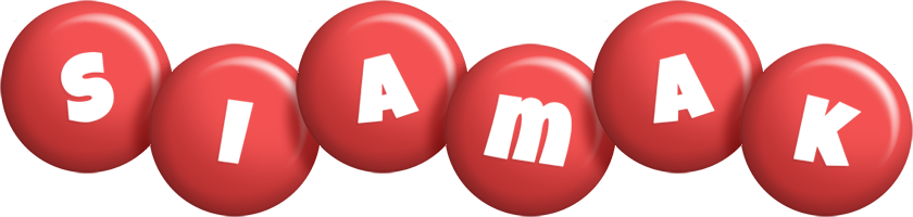 Siamak candy-red logo