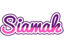 Siamak cheerful logo