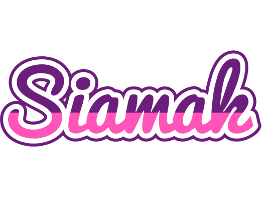 Siamak cheerful logo