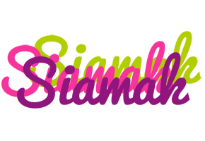 Siamak flowers logo