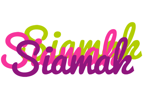 Siamak flowers logo