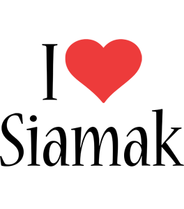 Siamak i-love logo