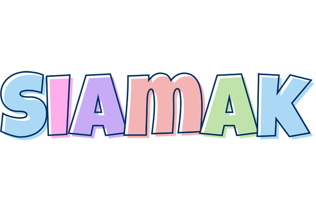 Siamak pastel logo