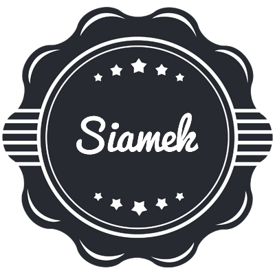 Siamek badge logo