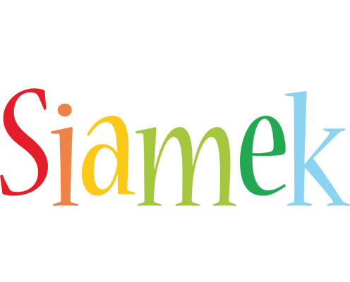 Siamek birthday logo