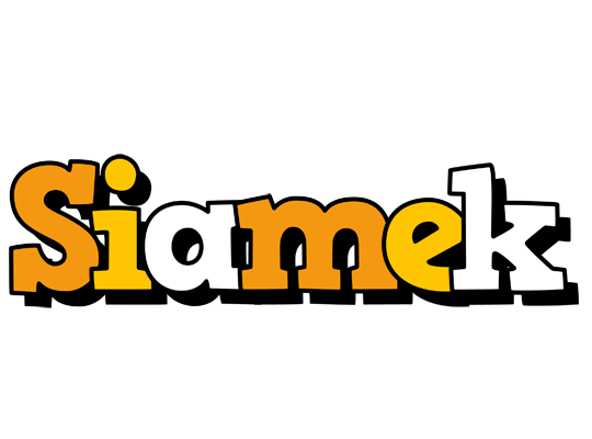 Siamek cartoon logo