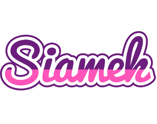 Siamek cheerful logo