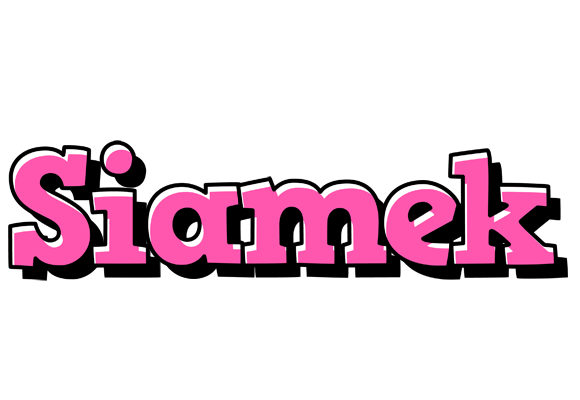Siamek girlish logo
