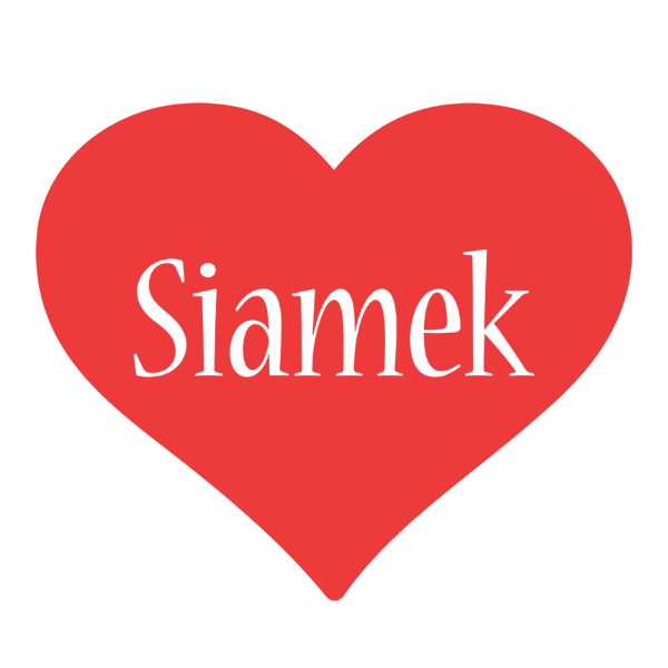 Siamek love logo