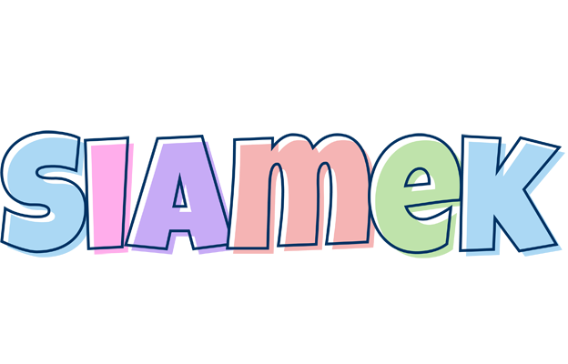 Siamek pastel logo