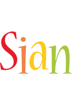 Sian birthday logo