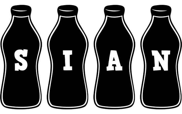 Sian bottle logo