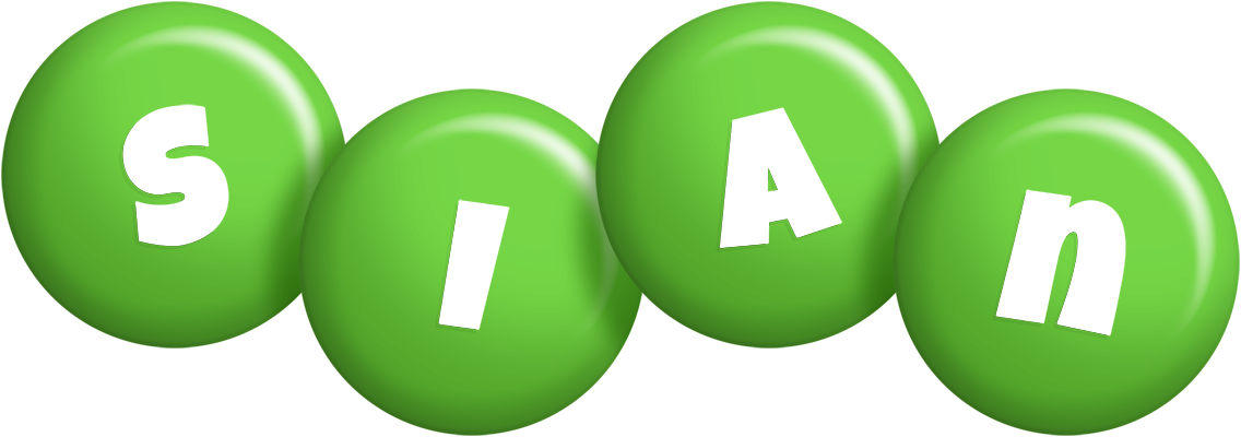Sian candy-green logo