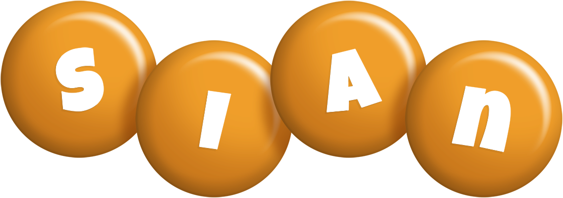 Sian candy-orange logo