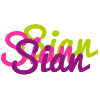 Sian flowers logo