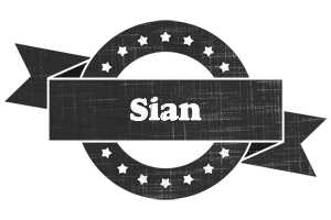 Sian grunge logo