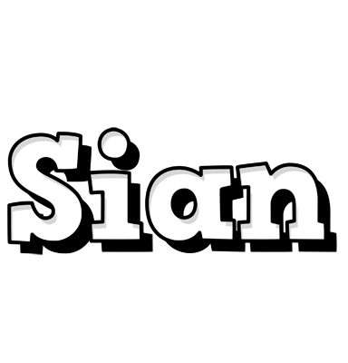 Sian snowing logo