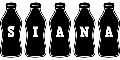 Siana bottle logo