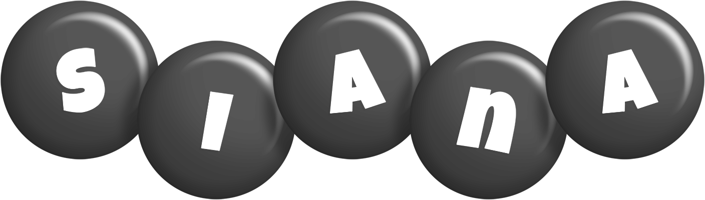 Siana candy-black logo