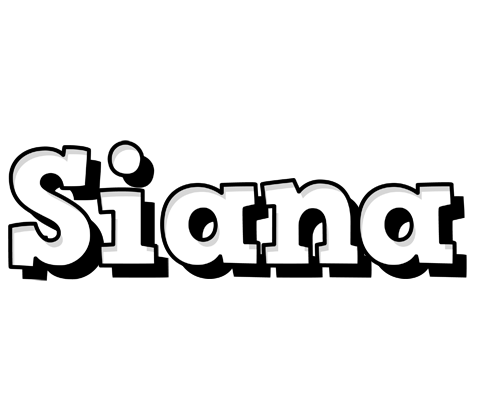 Siana snowing logo