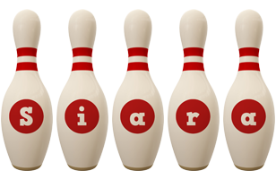 Siara bowling-pin logo