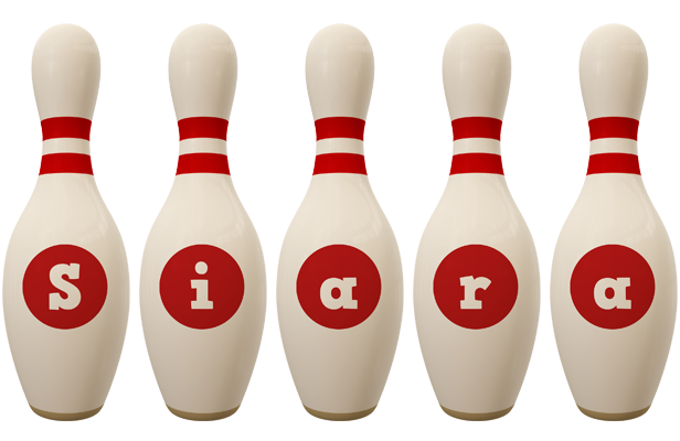 Siara bowling-pin logo