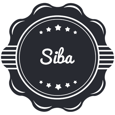 Siba badge logo