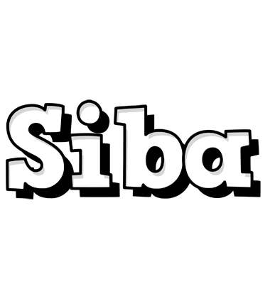 Siba snowing logo