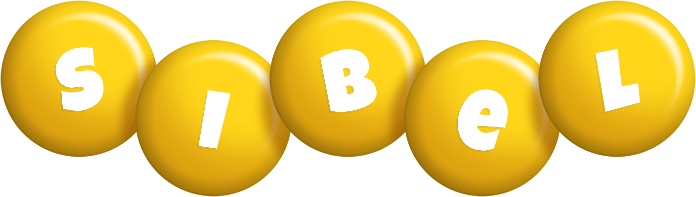 Sibel candy-yellow logo