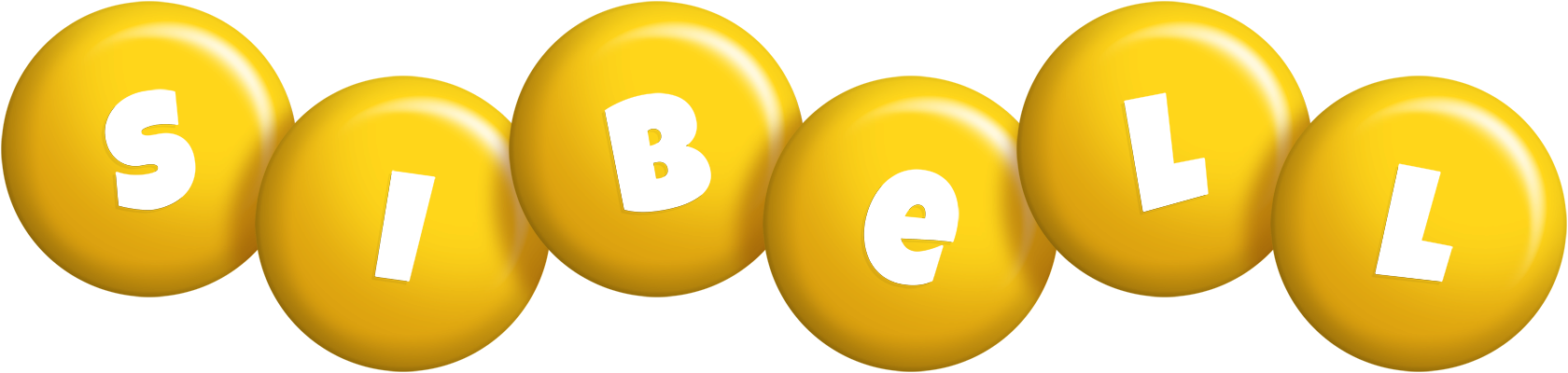Sibell candy-yellow logo