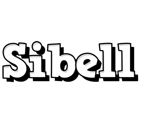 Sibell snowing logo