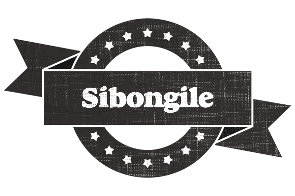Sibongile grunge logo