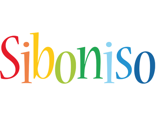 Siboniso birthday logo