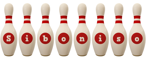 Siboniso bowling-pin logo