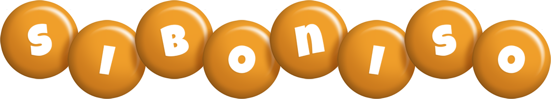 Siboniso candy-orange logo