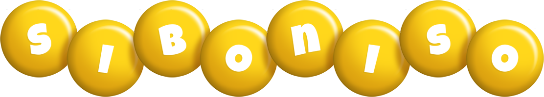 Siboniso candy-yellow logo