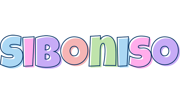 Siboniso pastel logo