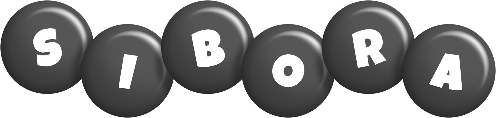 Sibora candy-black logo