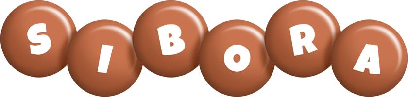 Sibora candy-brown logo