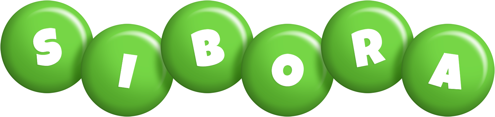Sibora candy-green logo
