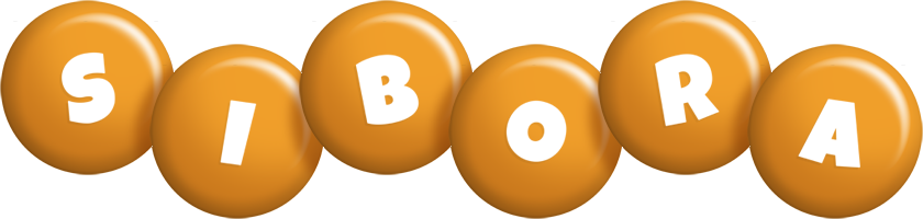 Sibora candy-orange logo