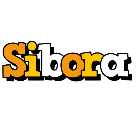 Sibora cartoon logo