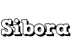 Sibora snowing logo