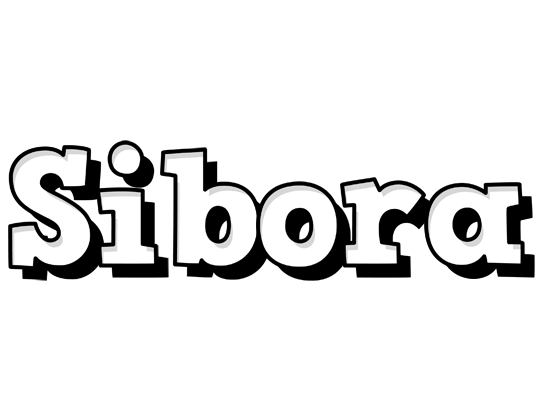 Sibora snowing logo