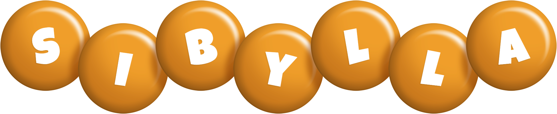 Sibylla candy-orange logo